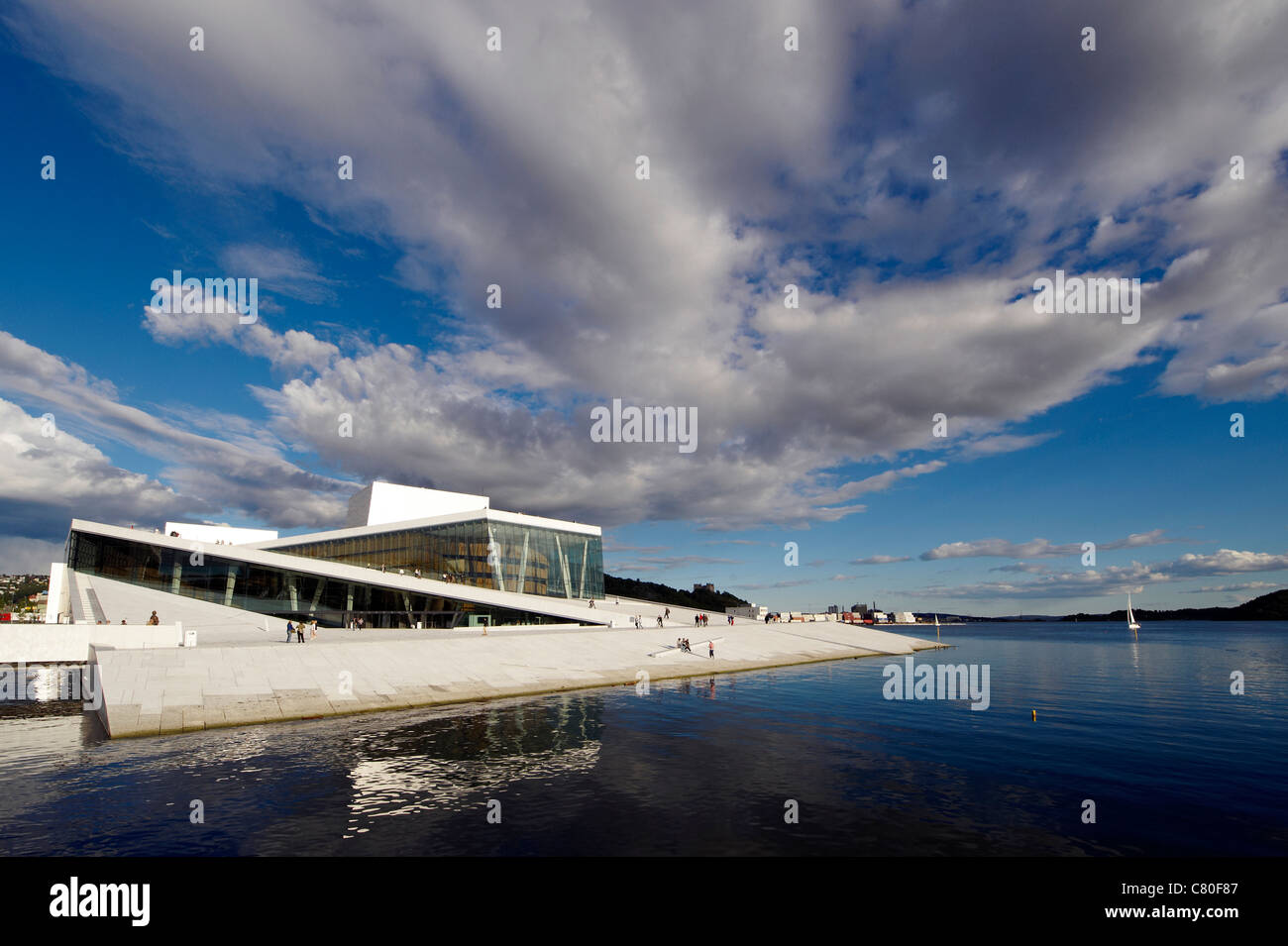 La Norvège, Oslo, l'Opéra Banque D'Images