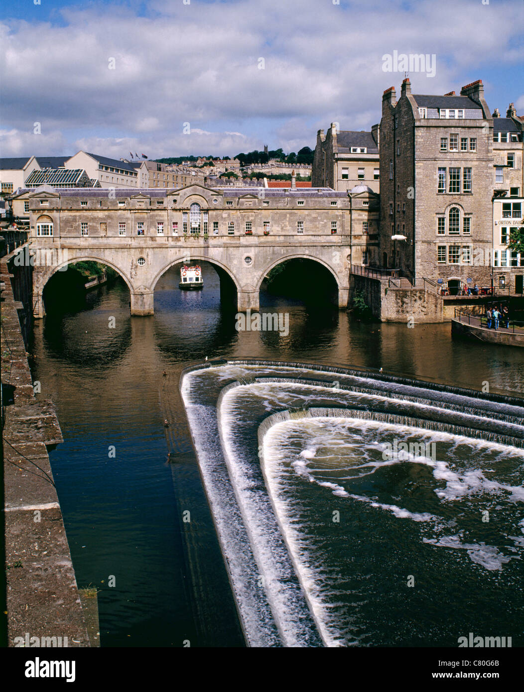 L'Angleterre, baignoire, l'Avon River Banque D'Images