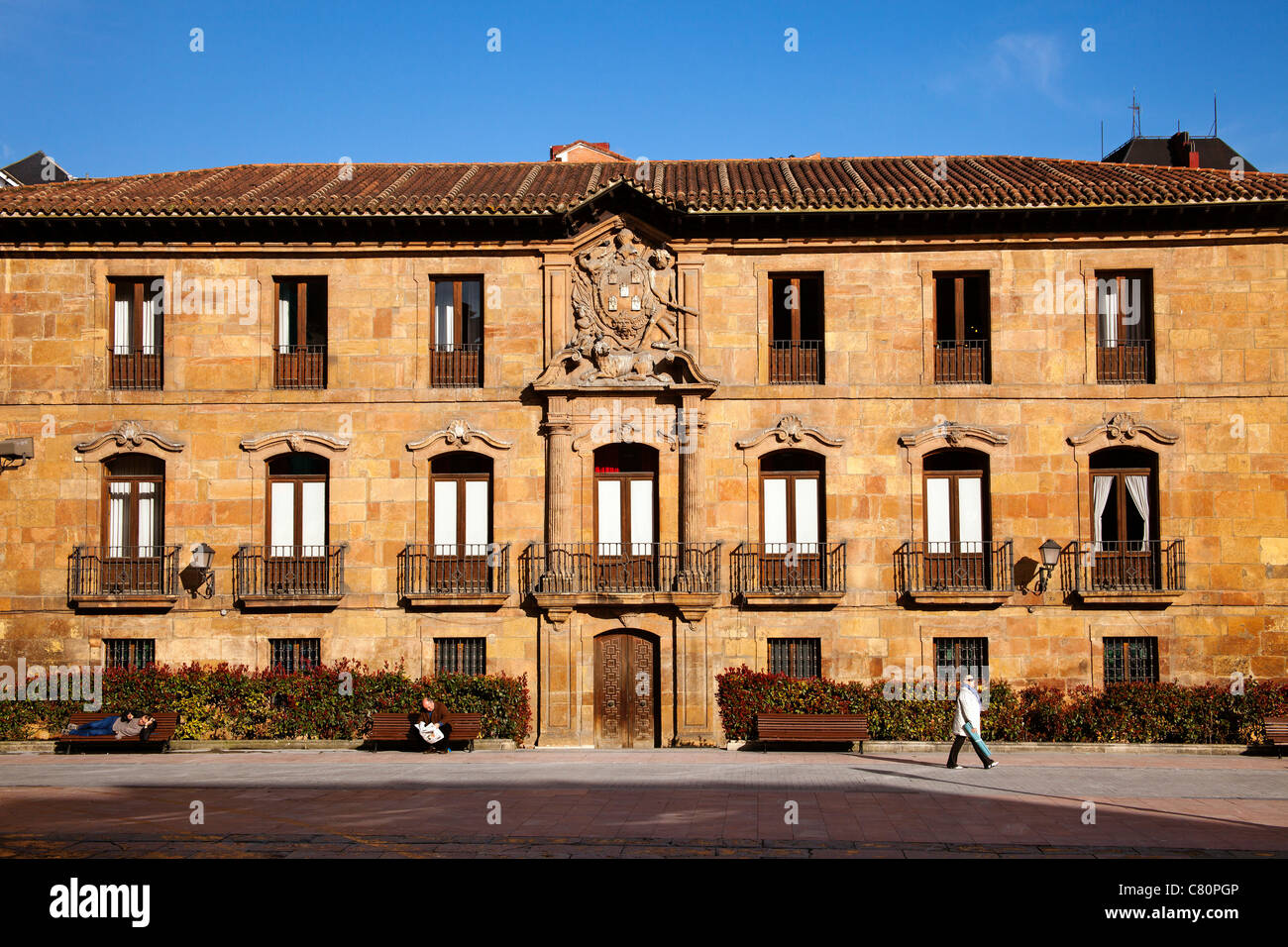 Palacio de Valdecarzana Heredia Oviedo Asturias Espagne Banque D'Images