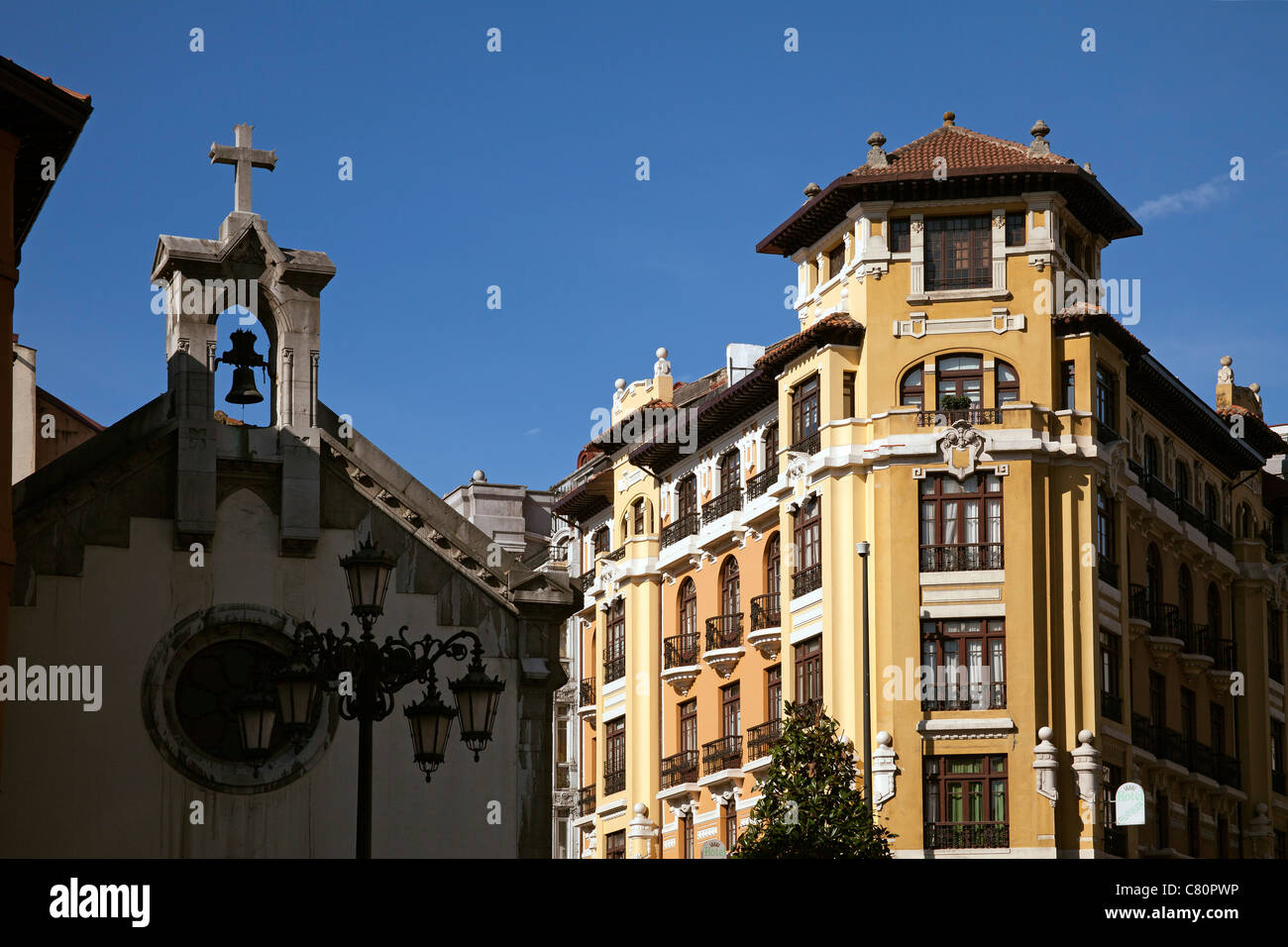 Bâtiment historique Oviedo Asturias Espagne Banque D'Images