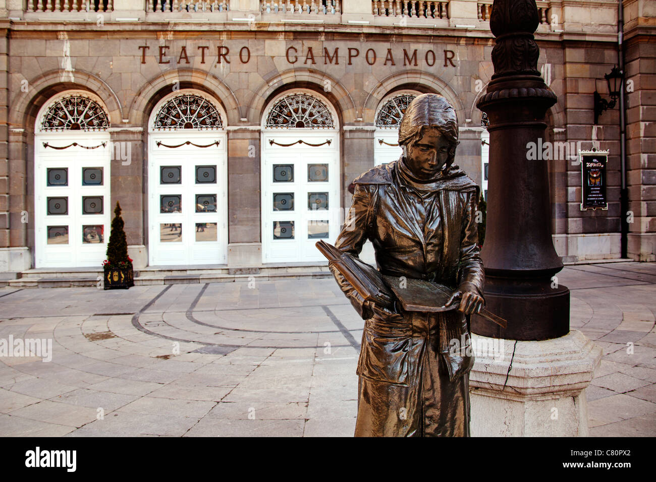 Teatro Campoamor Oviedo Asturias Espagne Banque D'Images