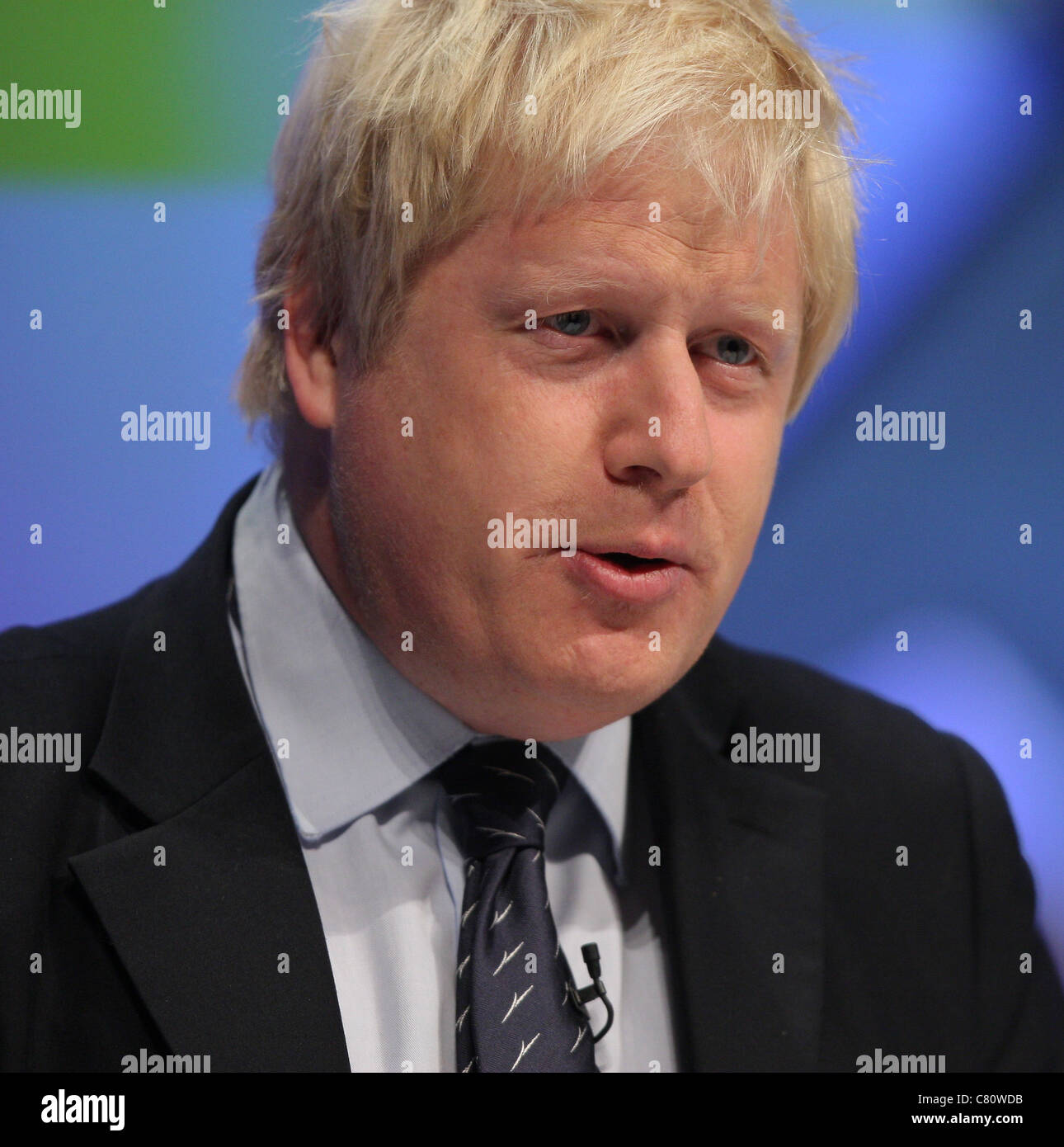 BORIS JOHNSON, maire de Londres 04 octobre 2011 Manchester Central Manchester en Angleterre Banque D'Images