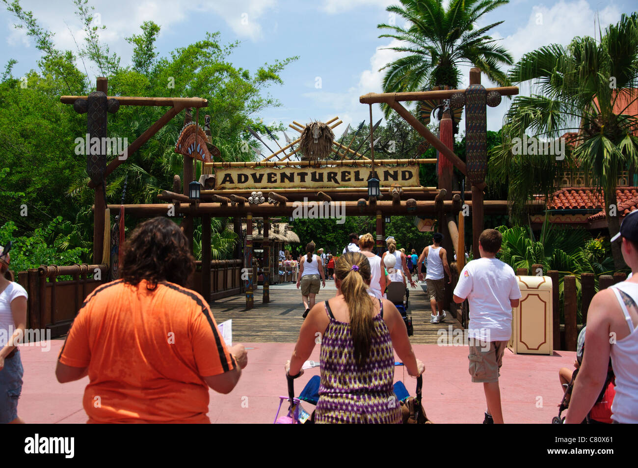 Orlando Magic Kingdom adventureland Banque D'Images
