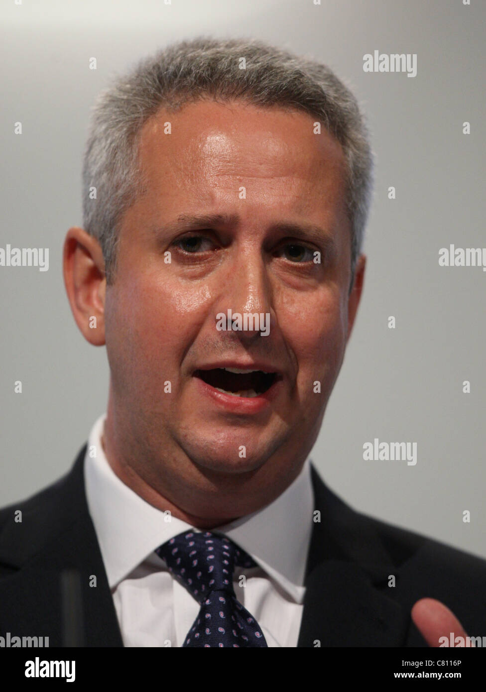 IVAN LEWIS MP SHADOW SECRÉTAIRE D'ÉTAT POUR LE 27 SEPTEMBRE 2011 L'AAC LIVERPOOL ANGLETERRE Banque D'Images