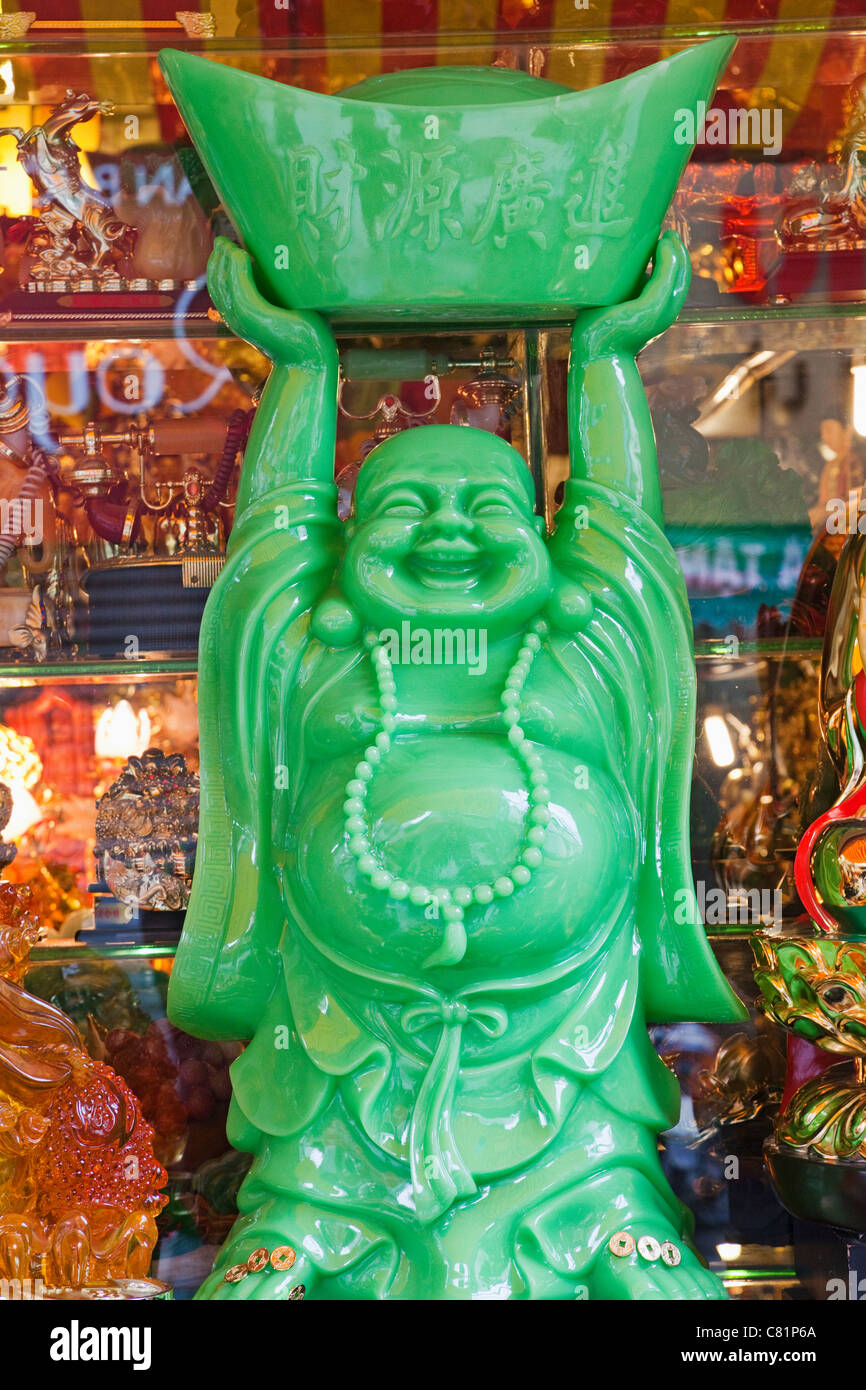 Vietnam, Hanoi, Happy Buddha statue Banque D'Images
