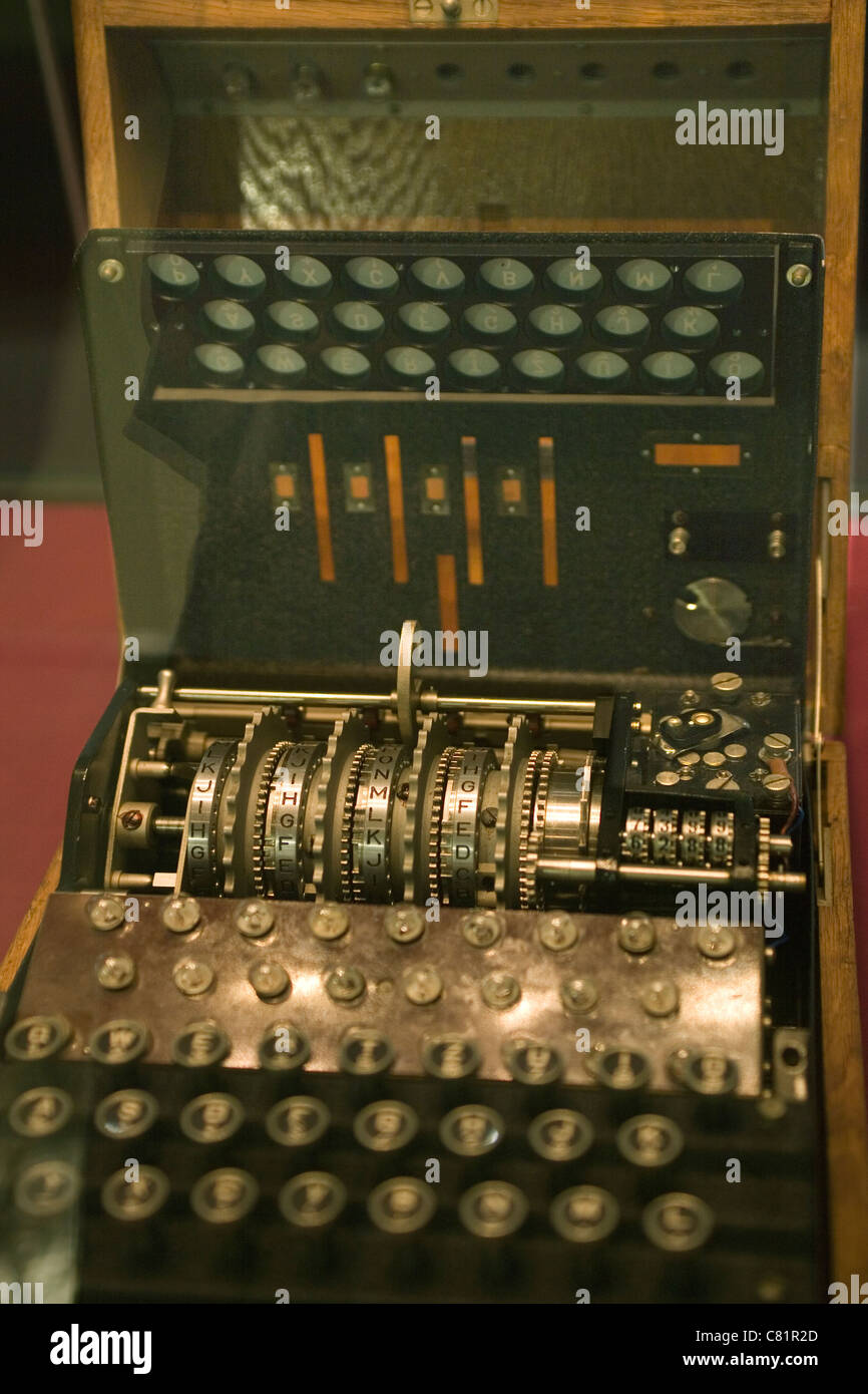 Angleterre Buckinghamshire, Bletchley Park, Ultra code machine Banque D'Images