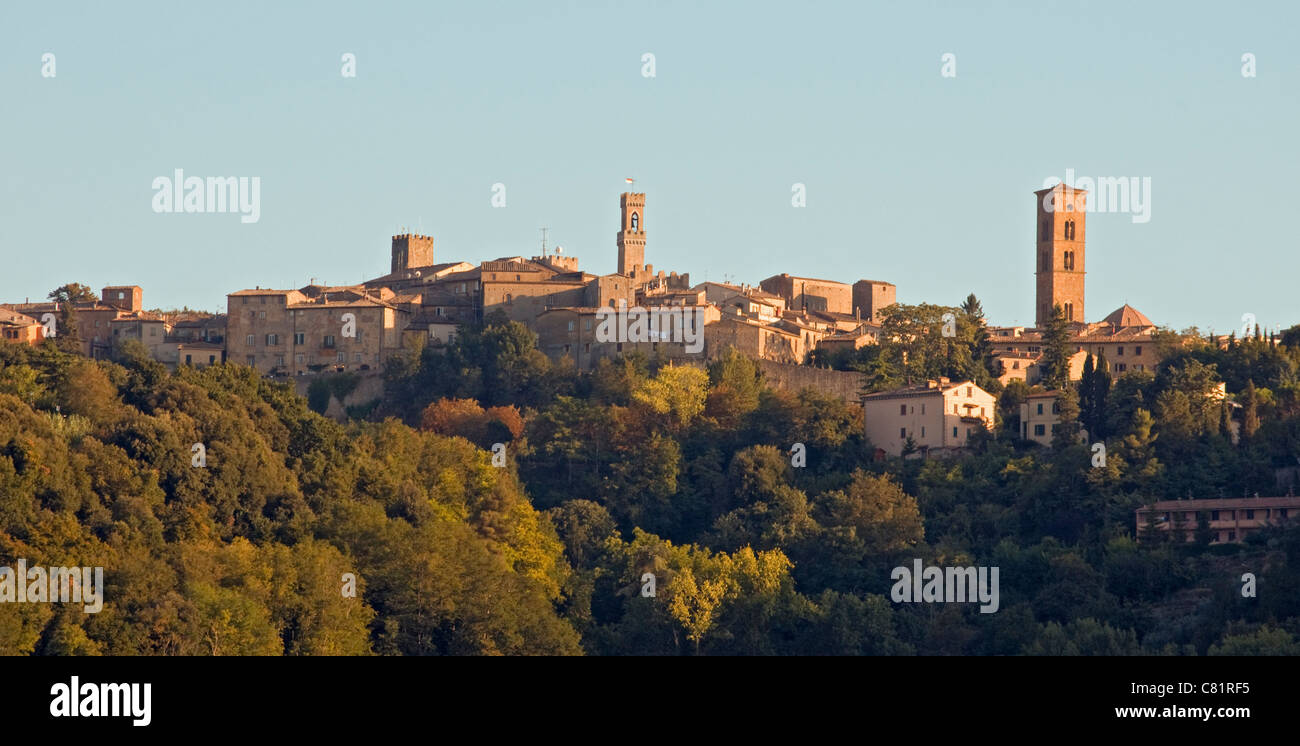 Hill-ville de Volterra, Toscane (Toscana, Italie) Banque D'Images