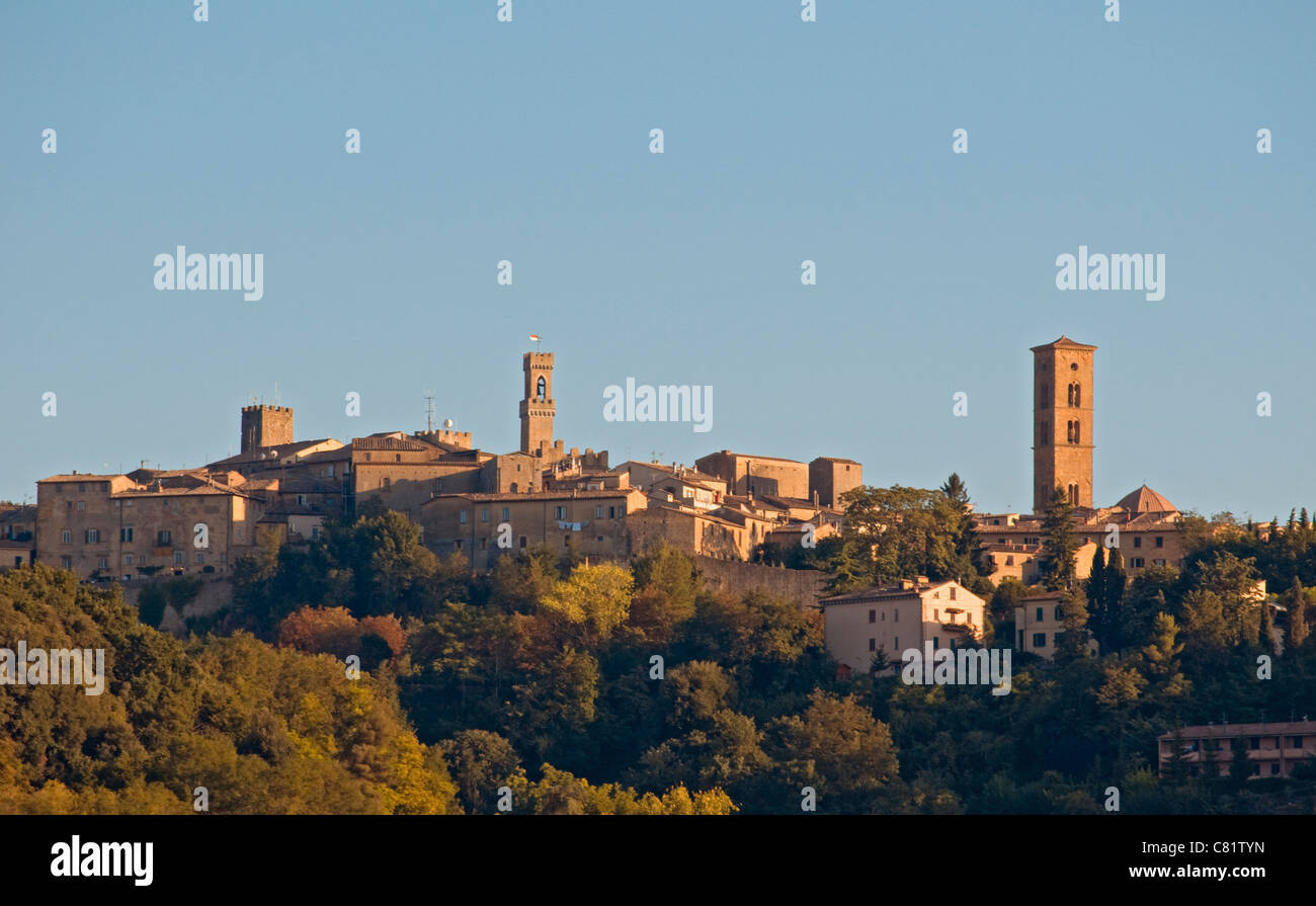 Hill-ville de Volterra, Toscane (Toscana, Italie) Banque D'Images