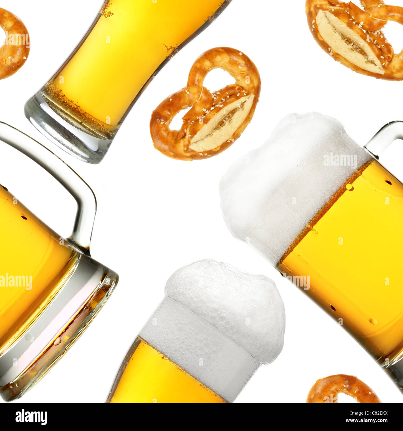 Modèle logique - verres sur fond blanc Banque D'Images