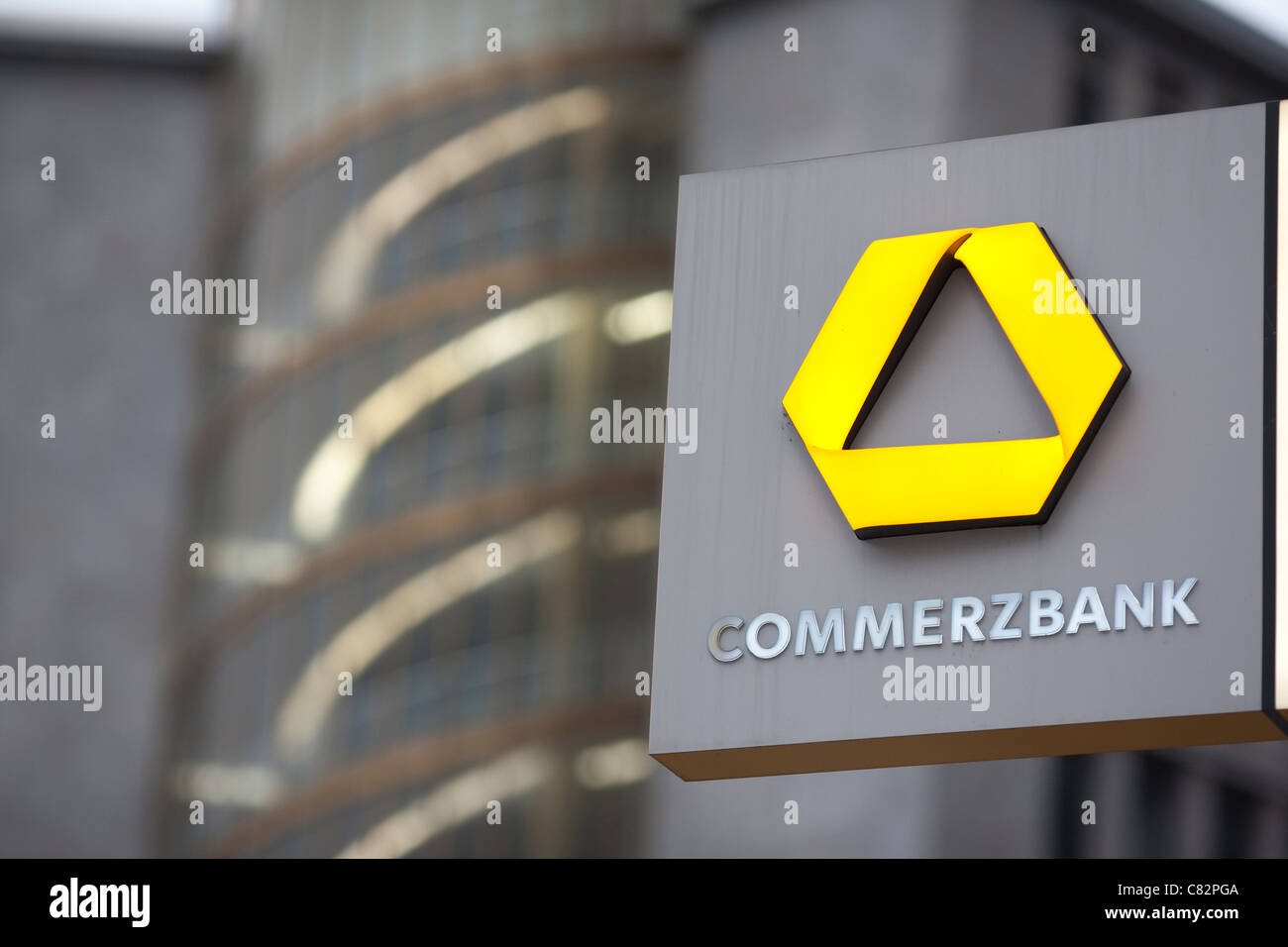 La Commerzbank Francfort Allemagne. Photo:Jeff Gilbert Banque D'Images