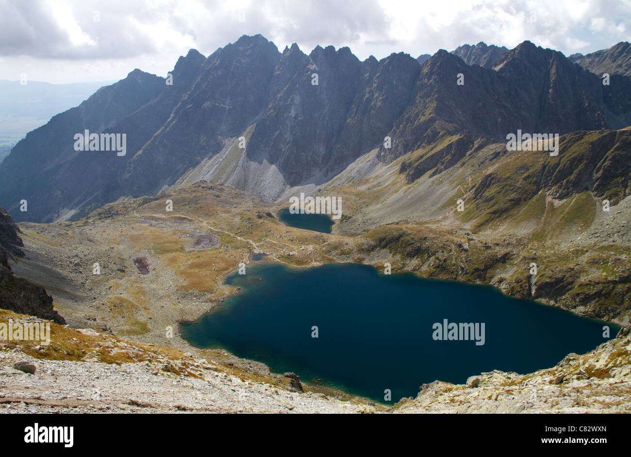 Lac Wielki Staw Wielki en Slovaquie (Hinczowy) Banque D'Images