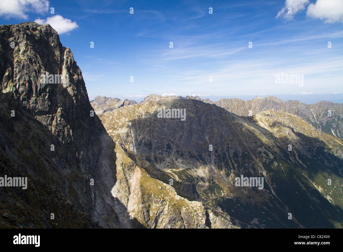 Hautes Tatras en Pologne. Banque D'Images