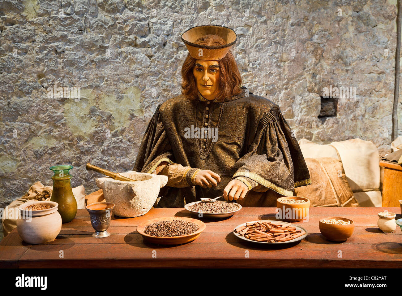 Provins, Grange aux Dimes Banque D'Images