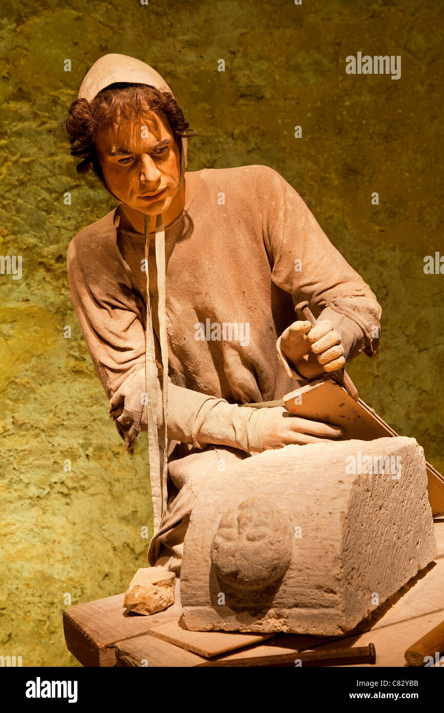 Provins, Grange aux Dimes Banque D'Images