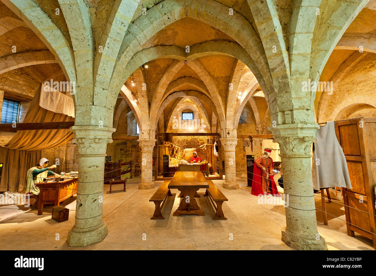 Provins, Grange aux Dimes Banque D'Images