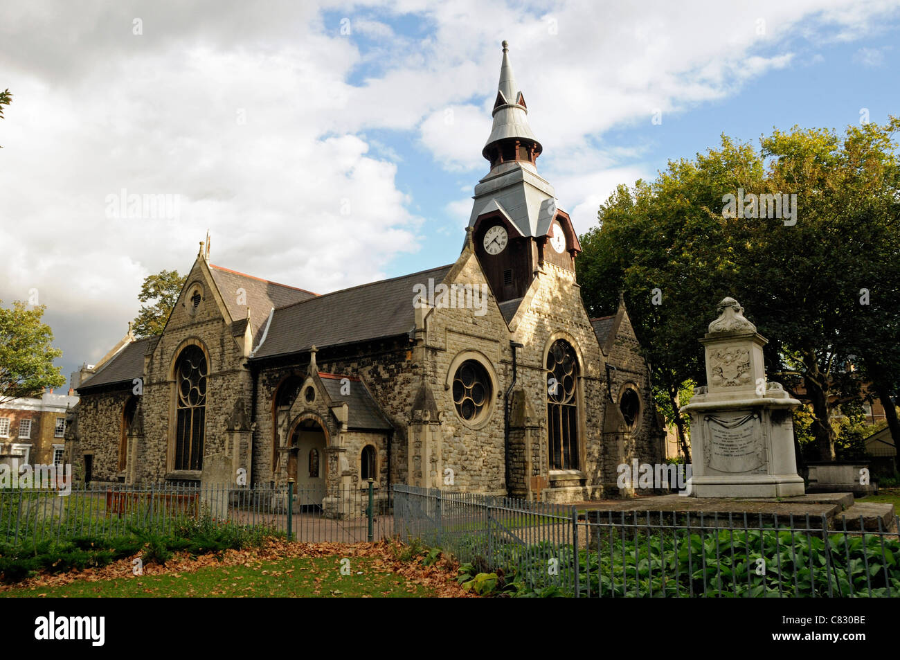 Ancienne église Saint Matthias Peuplier Tower Hamlets East London England UK Banque D'Images