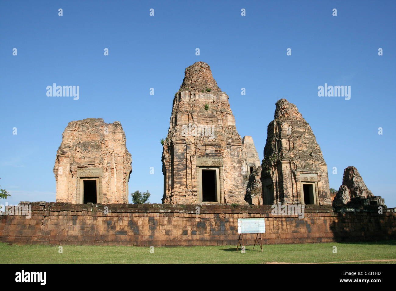 Mebon oriental temple près de Angkor Wat, au Cambodge Banque D'Images