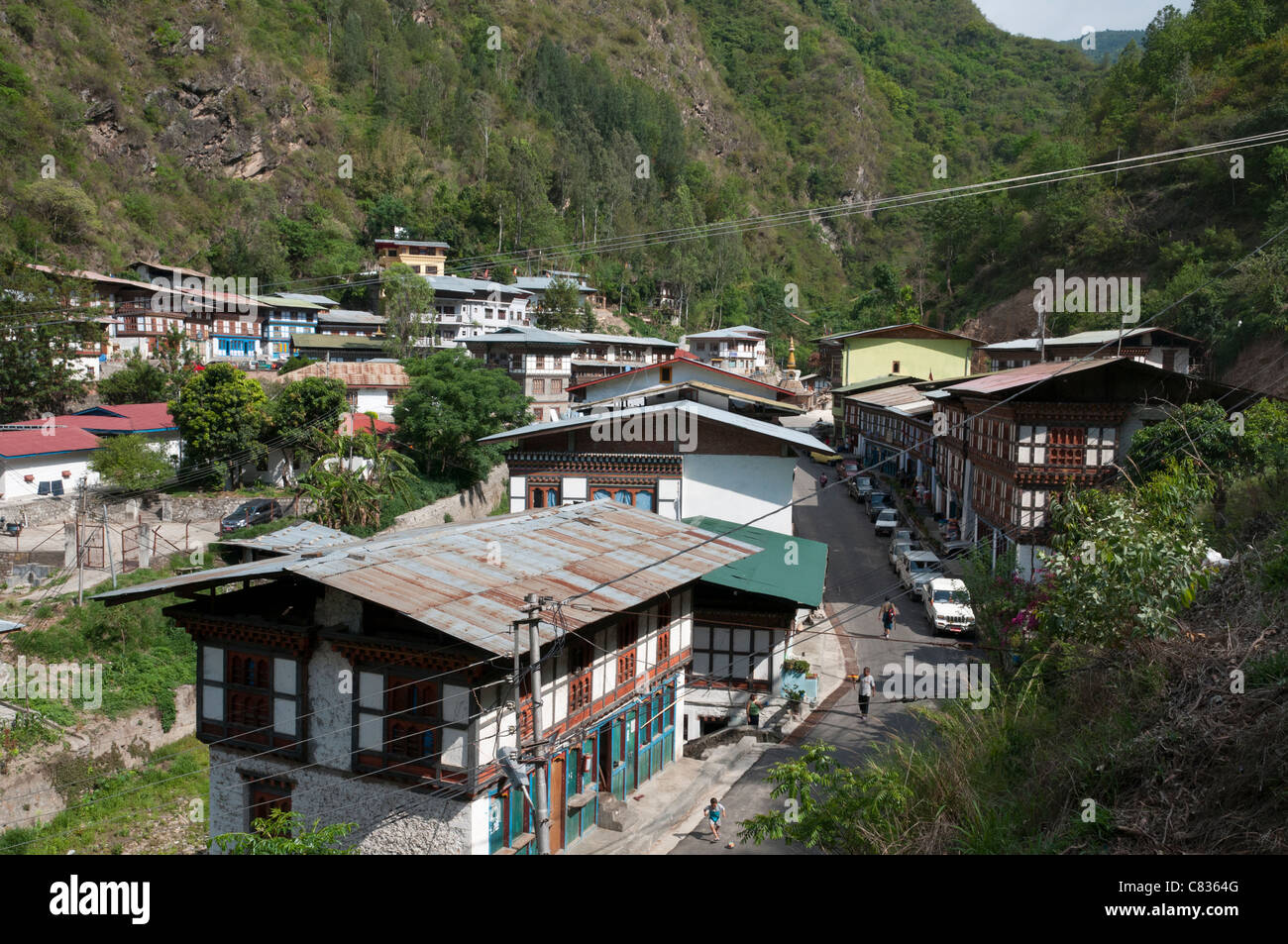 Trashigang. L'est du Bhoutan Banque D'Images