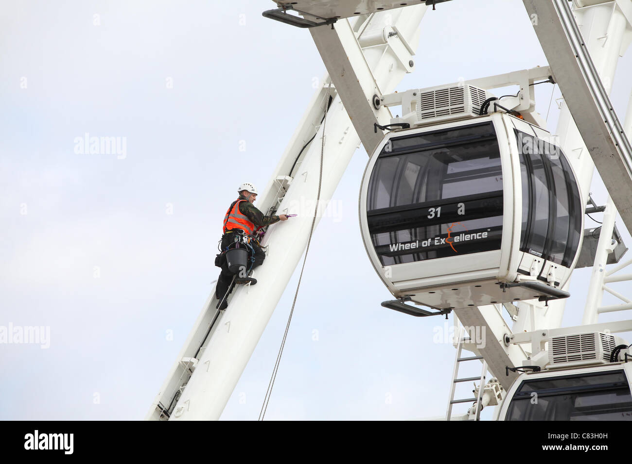 La roue "d'excellence" sur le front de mer de Brighton. Photo par James Boardman. Banque D'Images