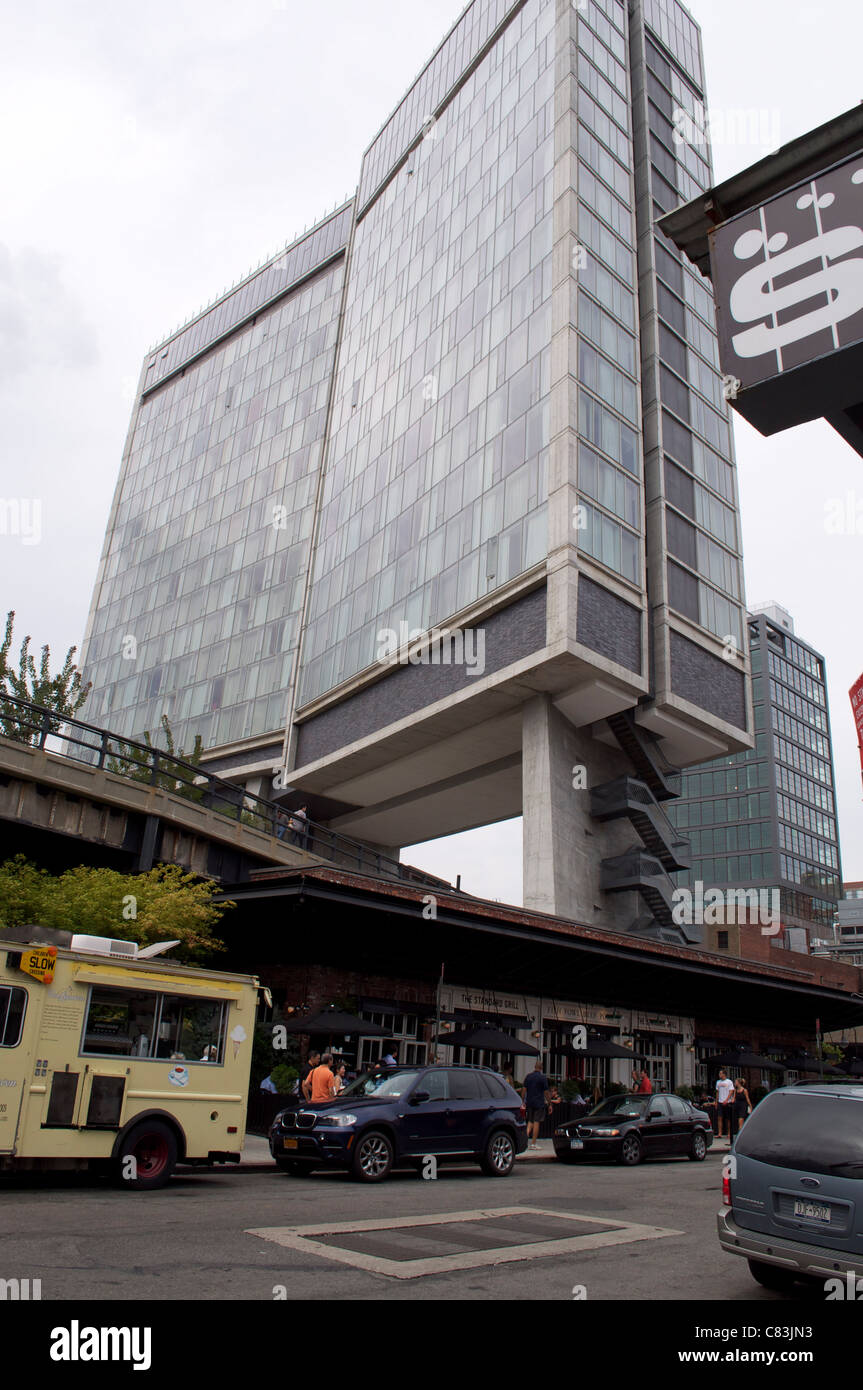 L'hotel standard dans le Meat Packing District. Banque D'Images