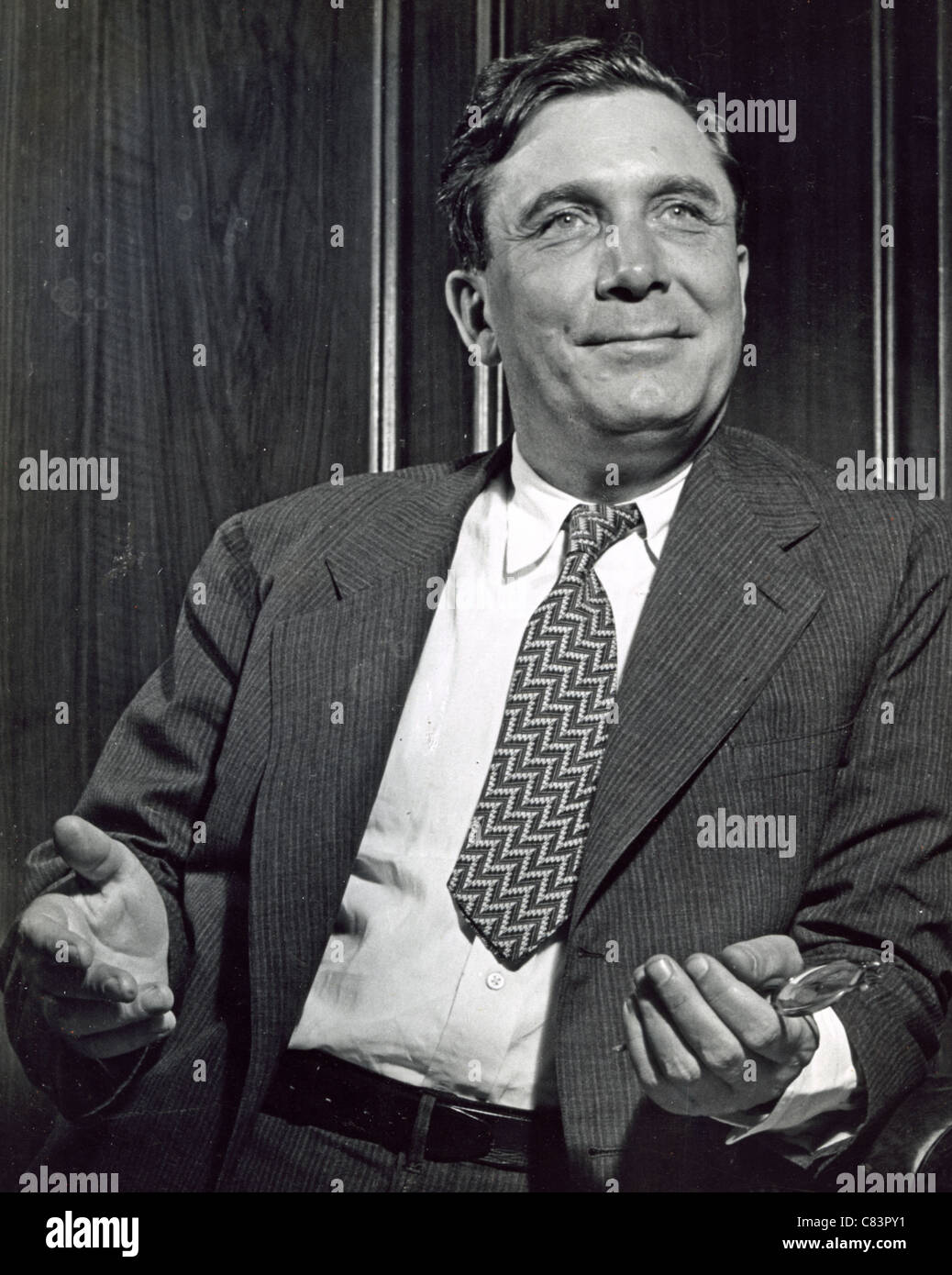 WENDELL WILLKIE (1892-1944) Avocat et homme politique de l'entreprise en 1944 Banque D'Images