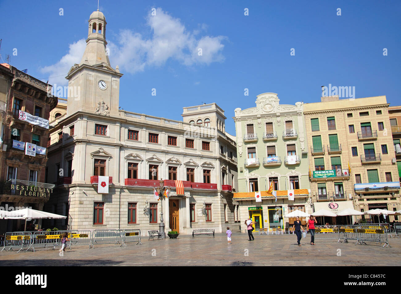 Ajuntament, Placa Mercadal, Reus, province de Tarragone, Catalogne, Espagne Banque D'Images