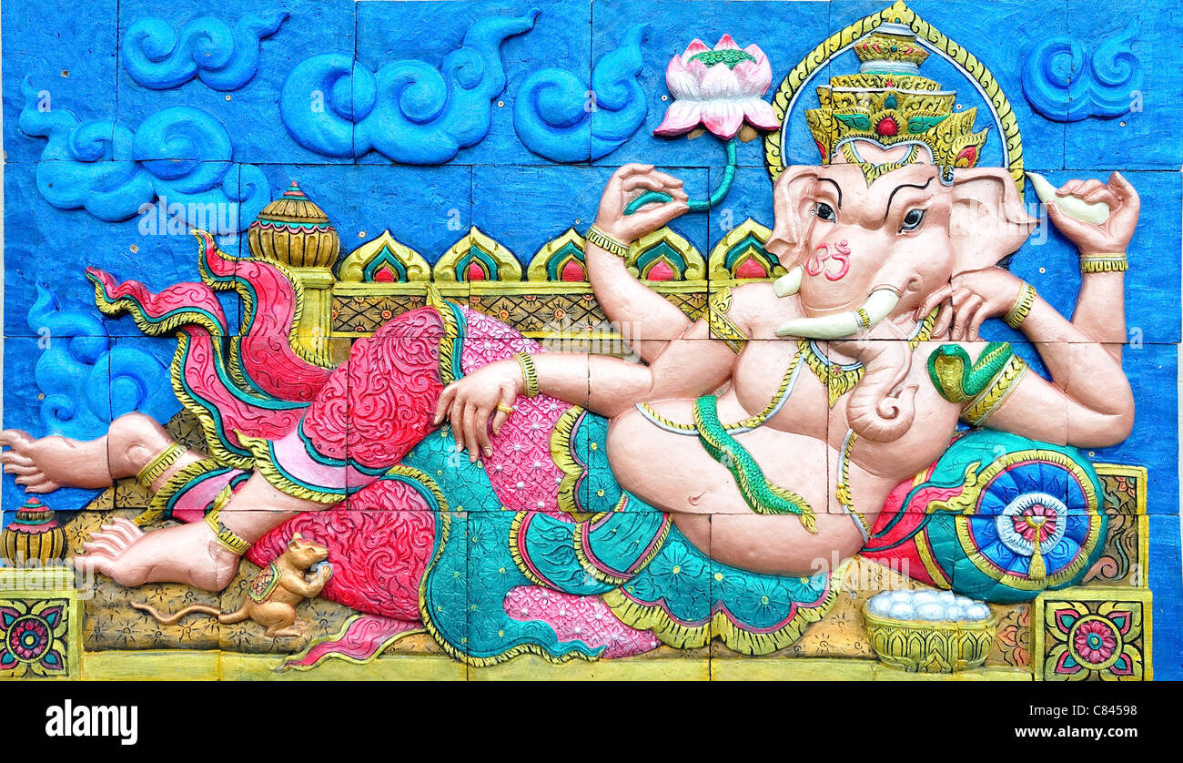 Dieu hindou Ganesh Banque D'Images