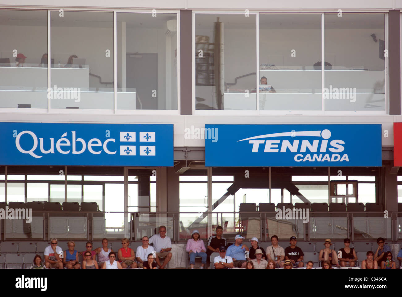 Tennis Canada Tennis d'enseigne à Montréal, Québec Banque D'Images