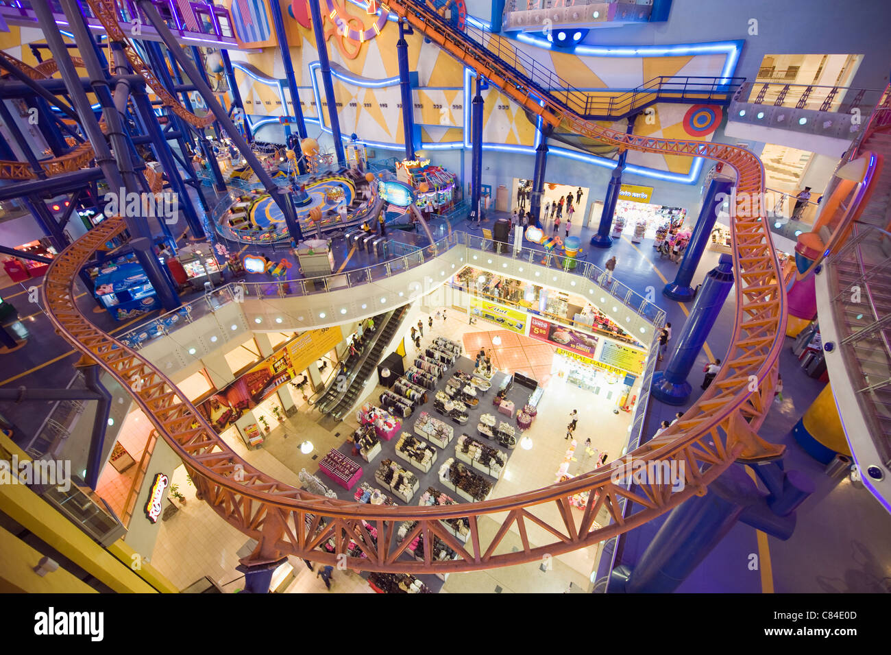 Le parc de thème du Monde de cosmos au Berjaya Times Square Shopping Mall, Kuala Lumpur, Malaisie, Asie du Sud Est Banque D'Images