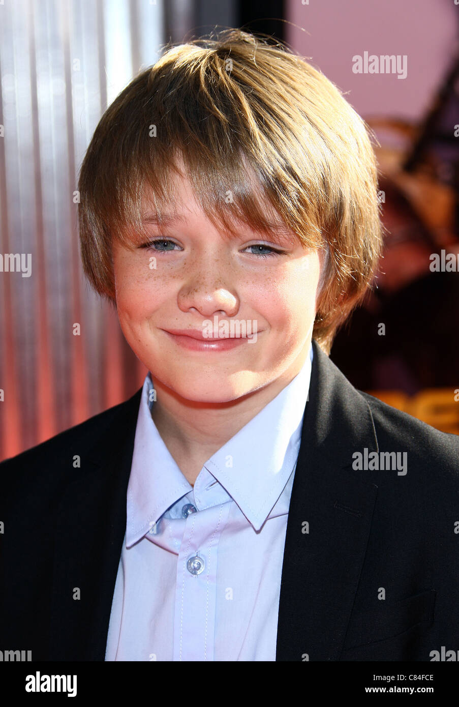 DAKOTA GOYO REAL STEEL. Première mondiale. UNIVERSAL CITY CALIFORNIA USA 02 Octobre 2011 Banque D'Images