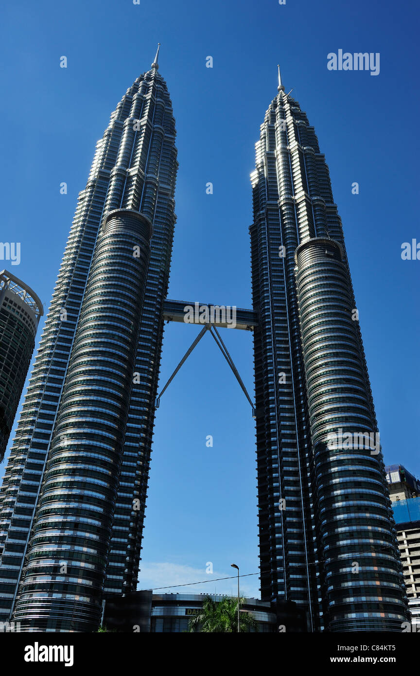 Les Tours Petronas, Kuala Lumpur, Malaisie Banque D'Images
