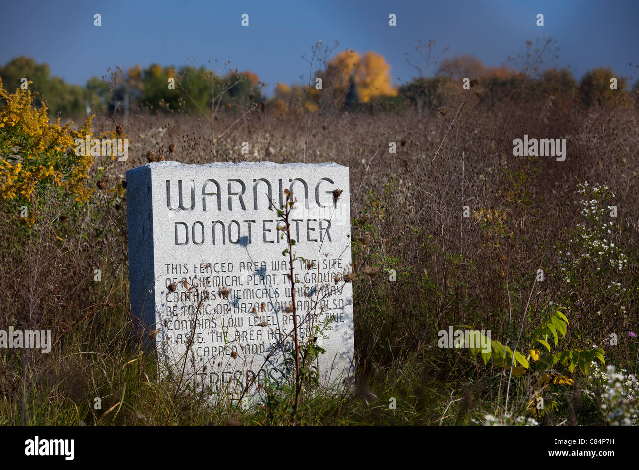 Velsicol Chemical Superfund Site de nettoyage toxiques Banque D'Images