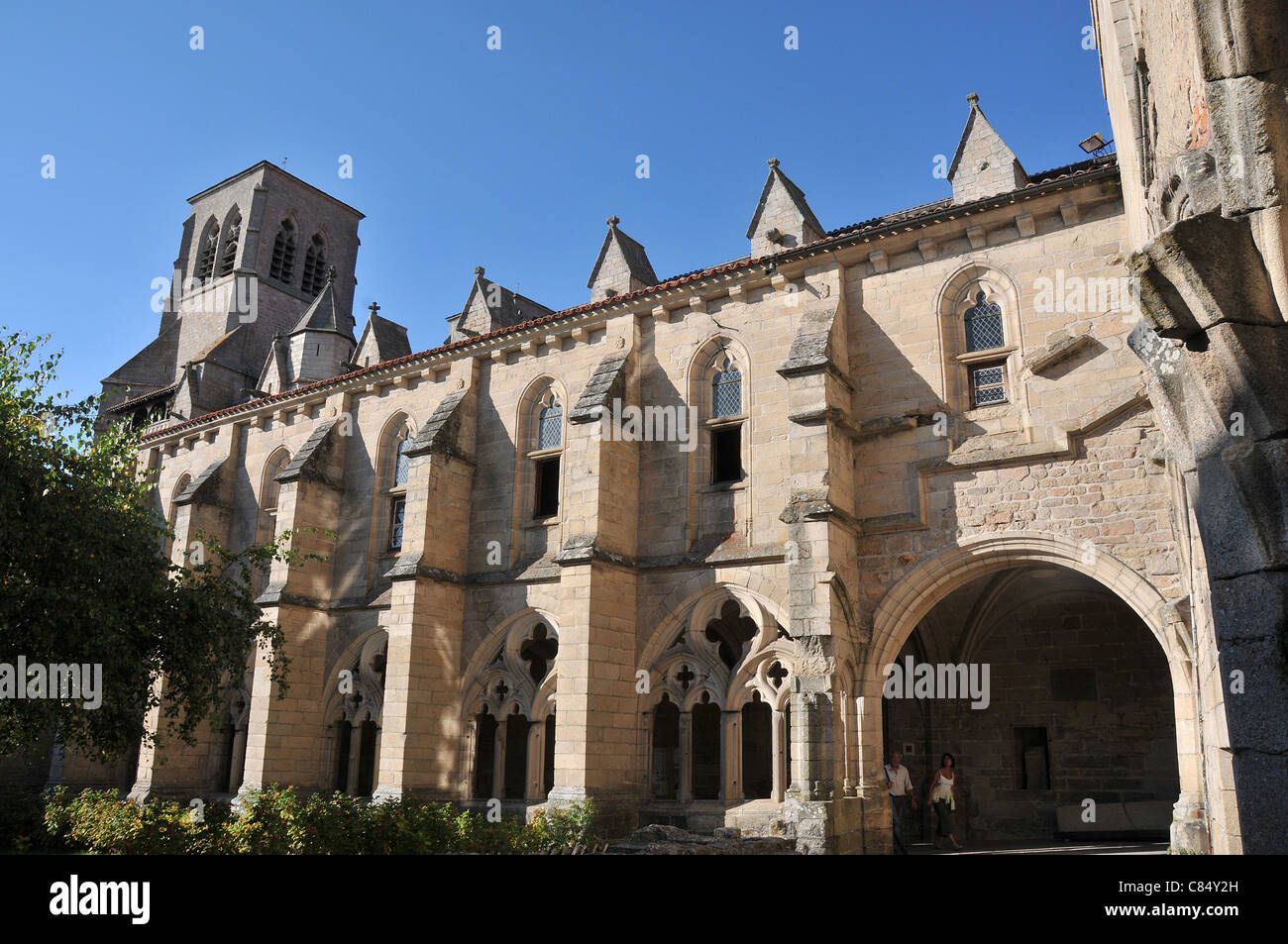 Abbey La Chaise Dieu Haute Loire Auvergne France Banque D'Images