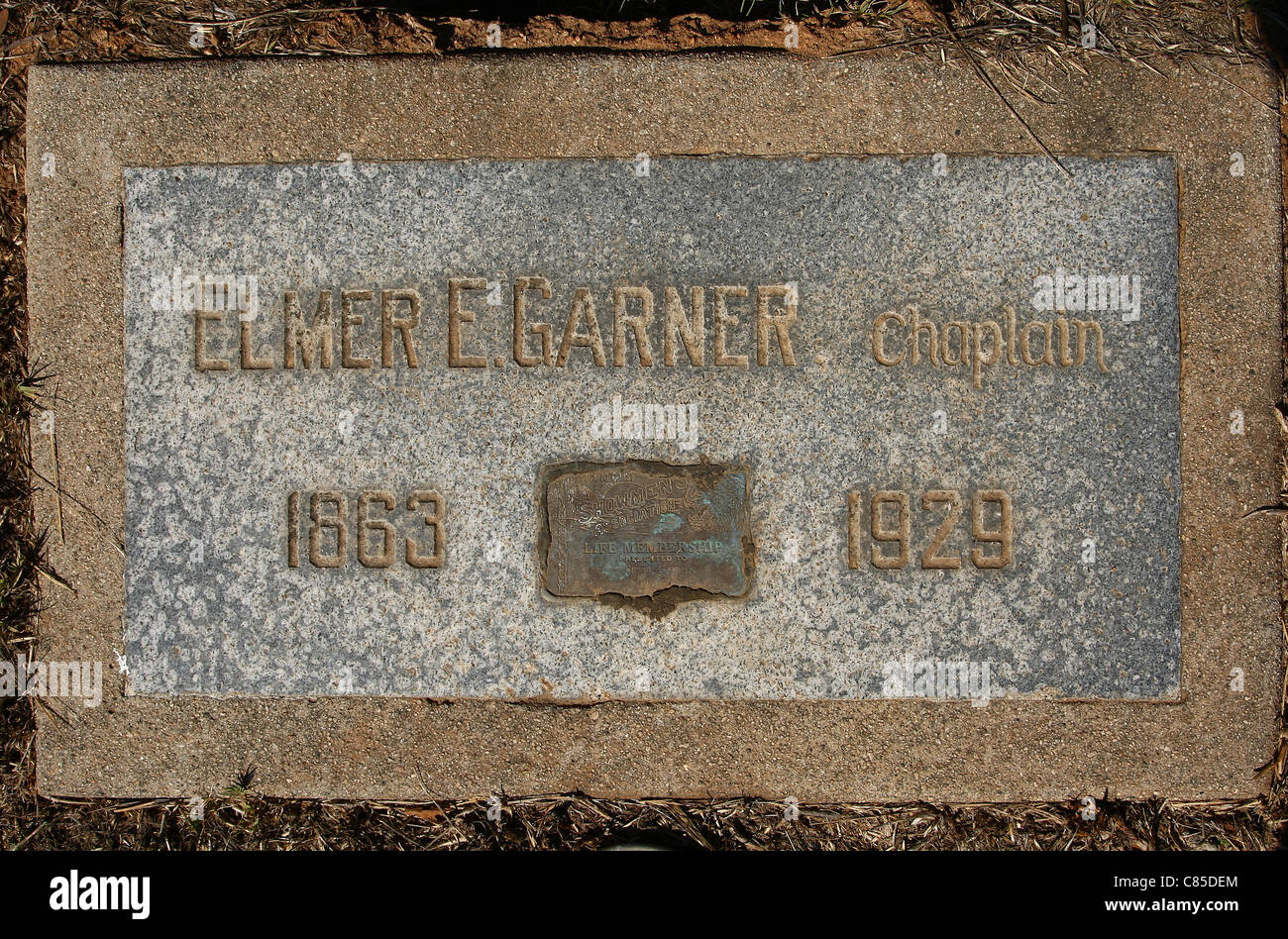 ELMER E. GARNER SHOWMEN'S REST AU EVERGREEN MEMORIAL PARK BOYLE HEIGHTS LOS ANGELES CALIFORNIA USA 08 Octobre 2011 Banque D'Images