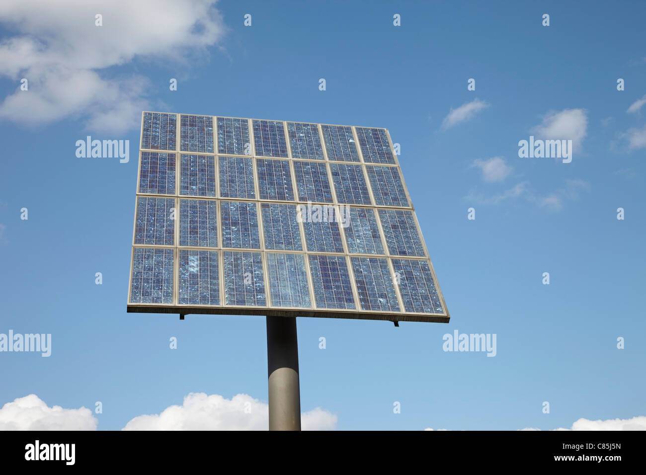 Panneau solaire, Hambourg, Allemagne Banque D'Images