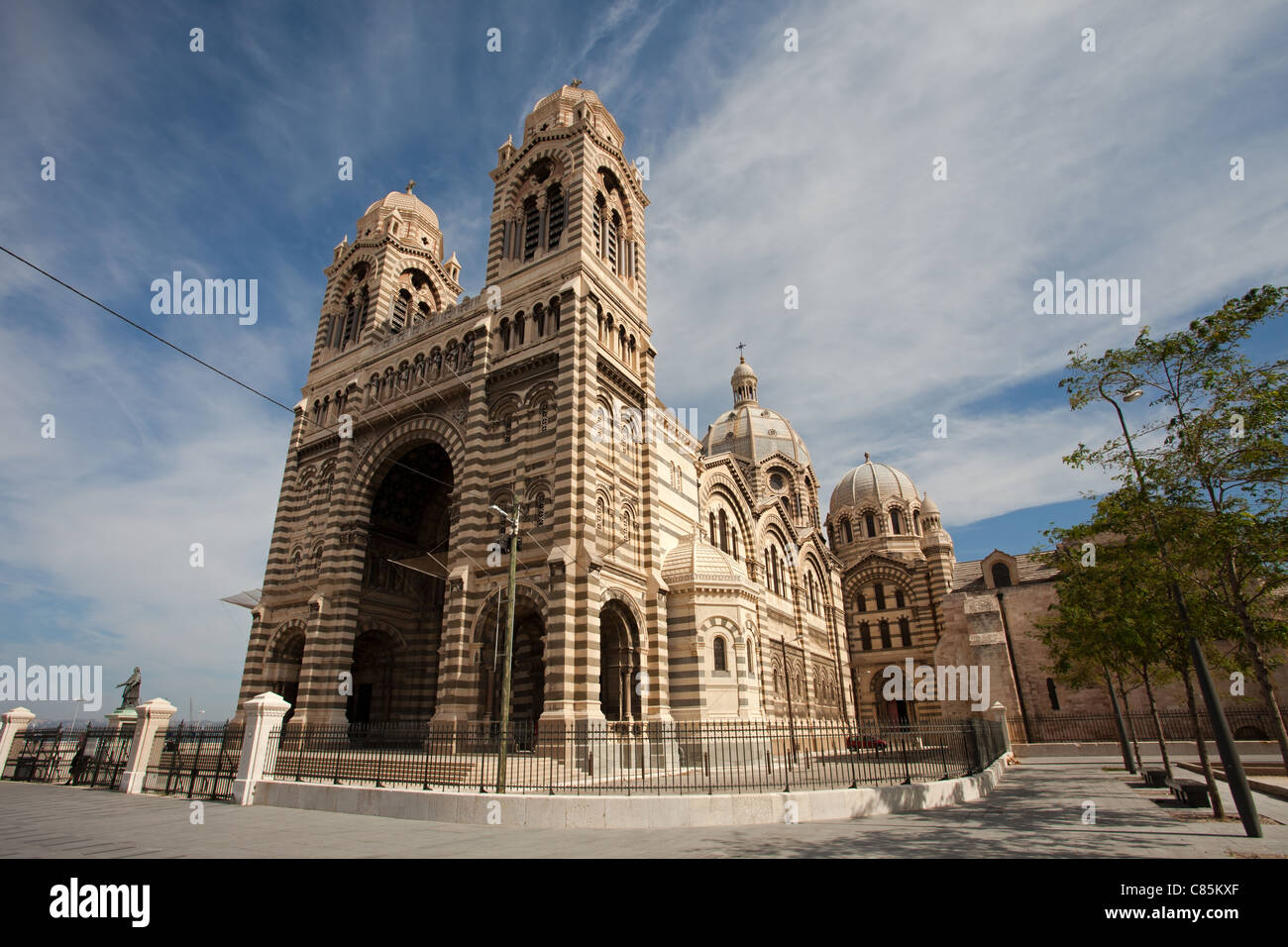 Marseille : Cathédrale Banque D'Images