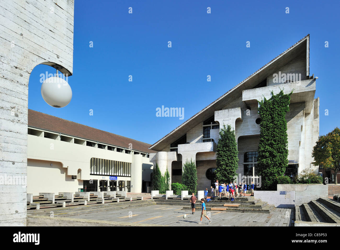 Bibliothèque des sciences naturelles de l'UCL à Louvain-la-Neuve, Belgique Banque D'Images