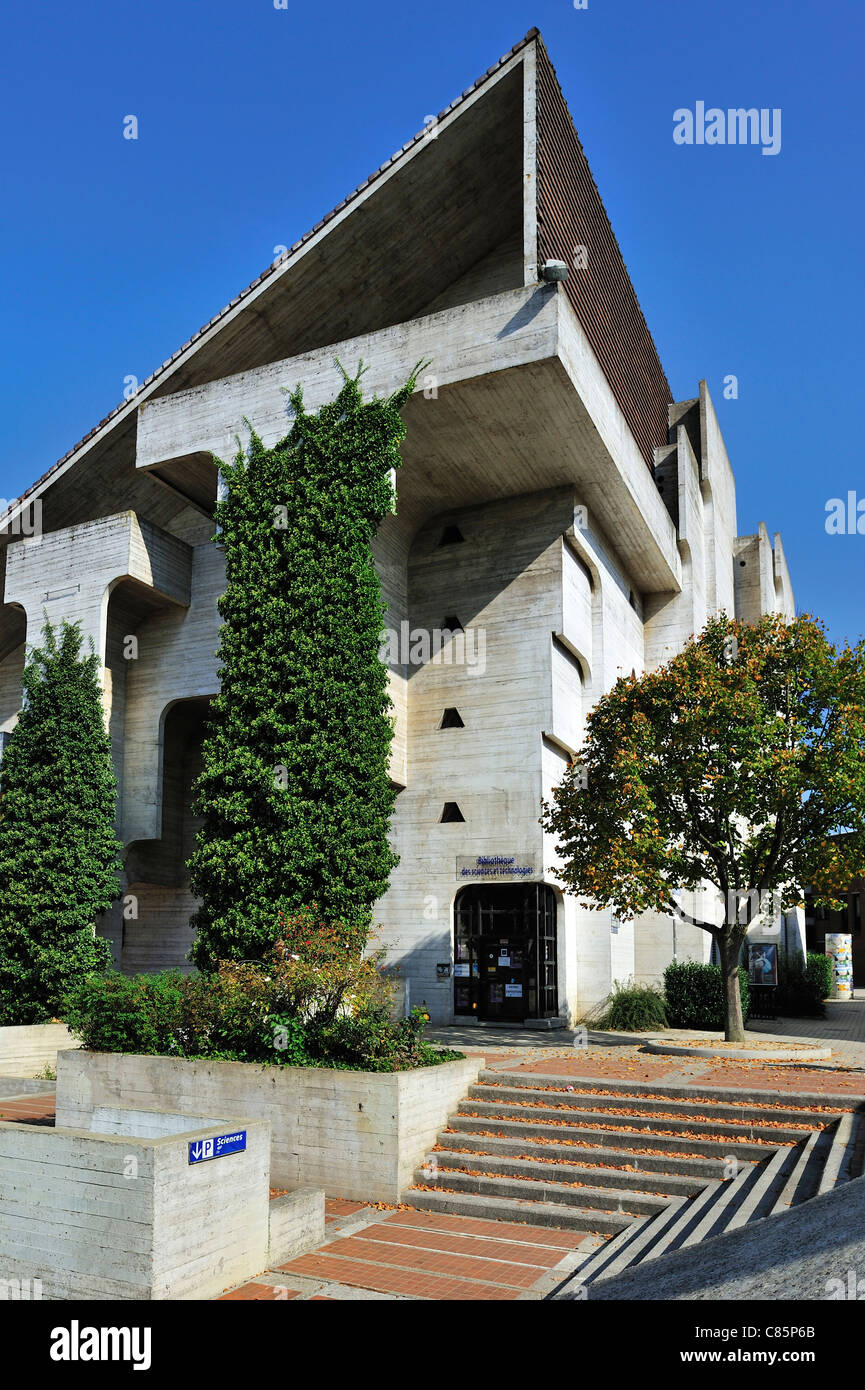 Bibliothèque des sciences naturelles de l'UCL à Louvain-la-Neuve, Belgique Banque D'Images