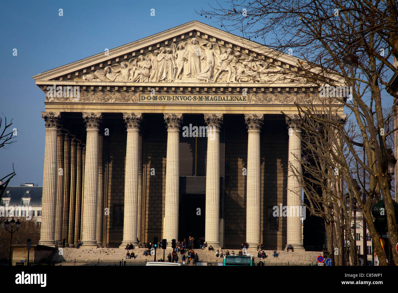 L'église de la Madeleine. Paris, France, Europe. Banque D'Images