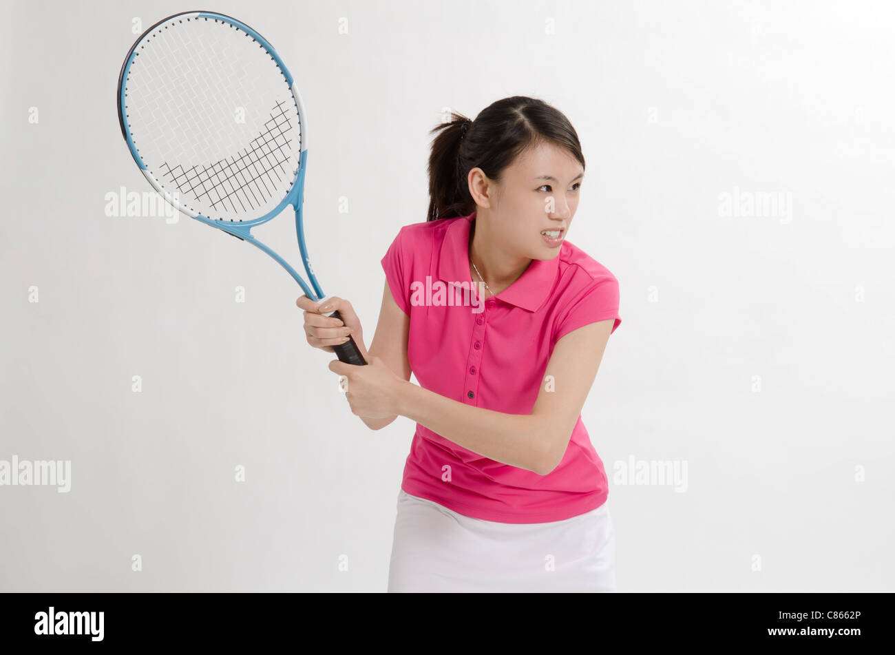 Un tennis player Banque D'Images