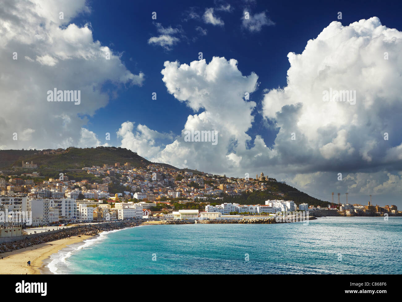 Alger la capitale de l'Algérie, l'Afrique du Nord Banque D'Images