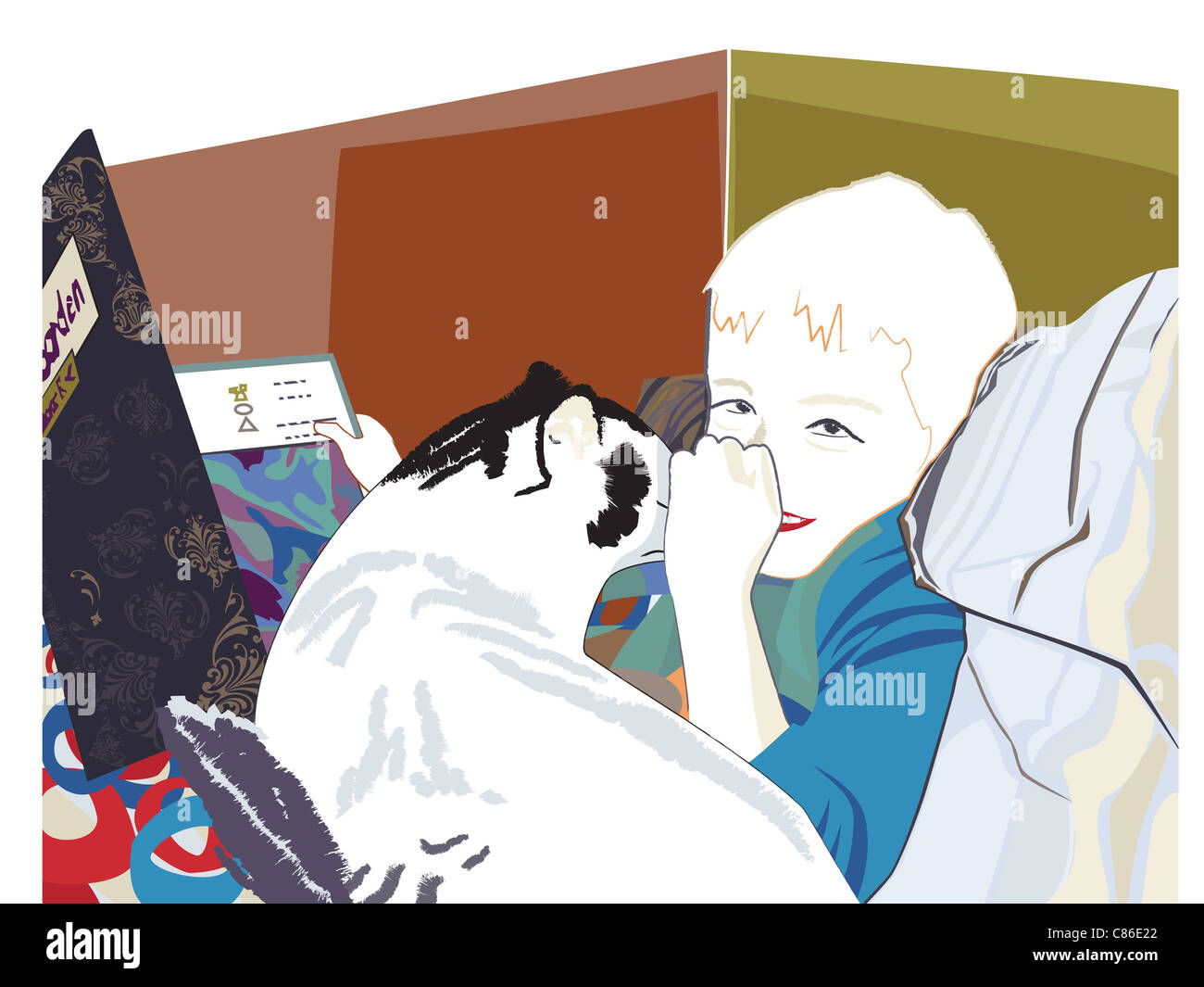 Bonne nuit Story Banque D'Images