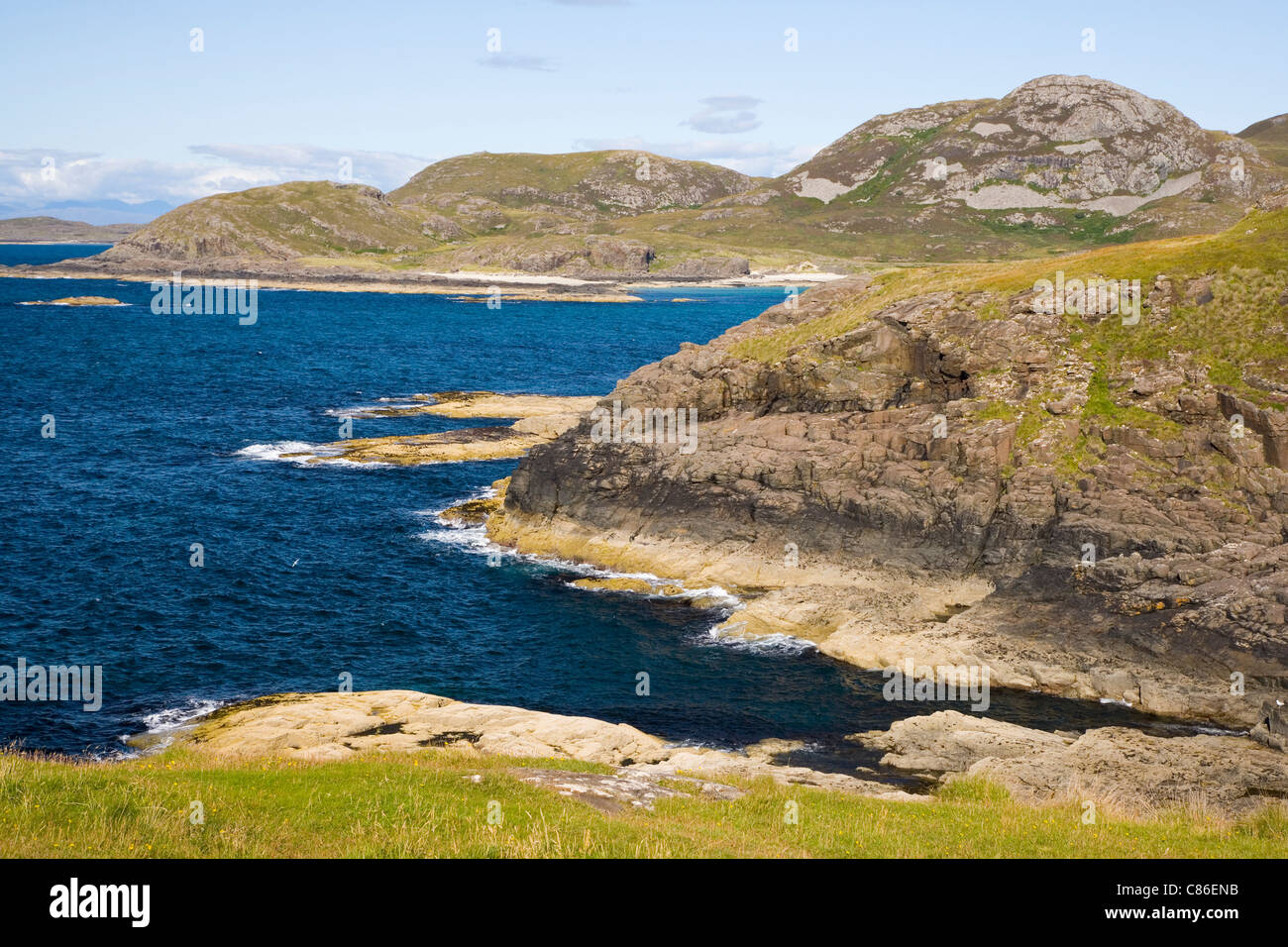 Littoral au point de la péninsule d'Ardnamurchan Ardnamurchan sur en Ecosse Banque D'Images