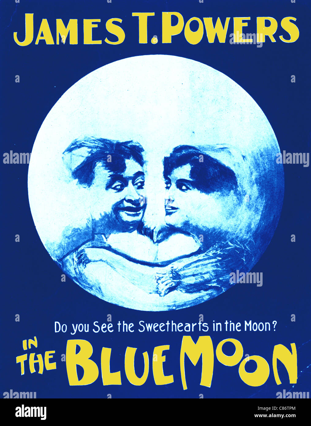 James T. Pouvoirs dans "Le Blue Moon' Banque D'Images