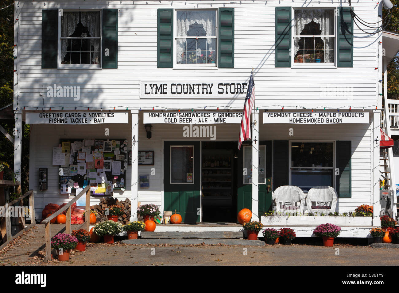 Country store, Lyme, New Hampshire, USA Banque D'Images