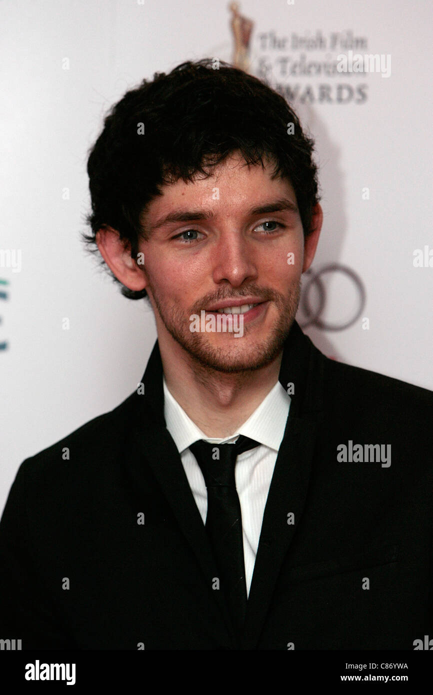 DUBLIN, IRLANDE - 14 février : Colin Morgan assiste à la salle de presse au 6e congrès annuel de l'Irish Film and Television Awards à l'hôtel Burlington le 14 février 2009 à Dublin, Irlande Banque D'Images