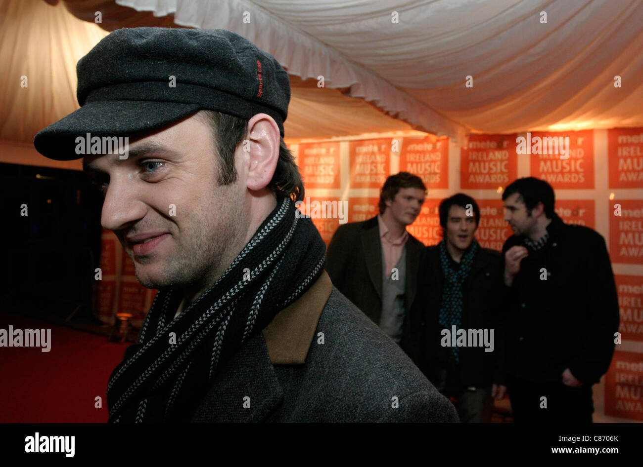 Les blizzards au meteor music awards 2007, Dublin, République d'Irlande Banque D'Images