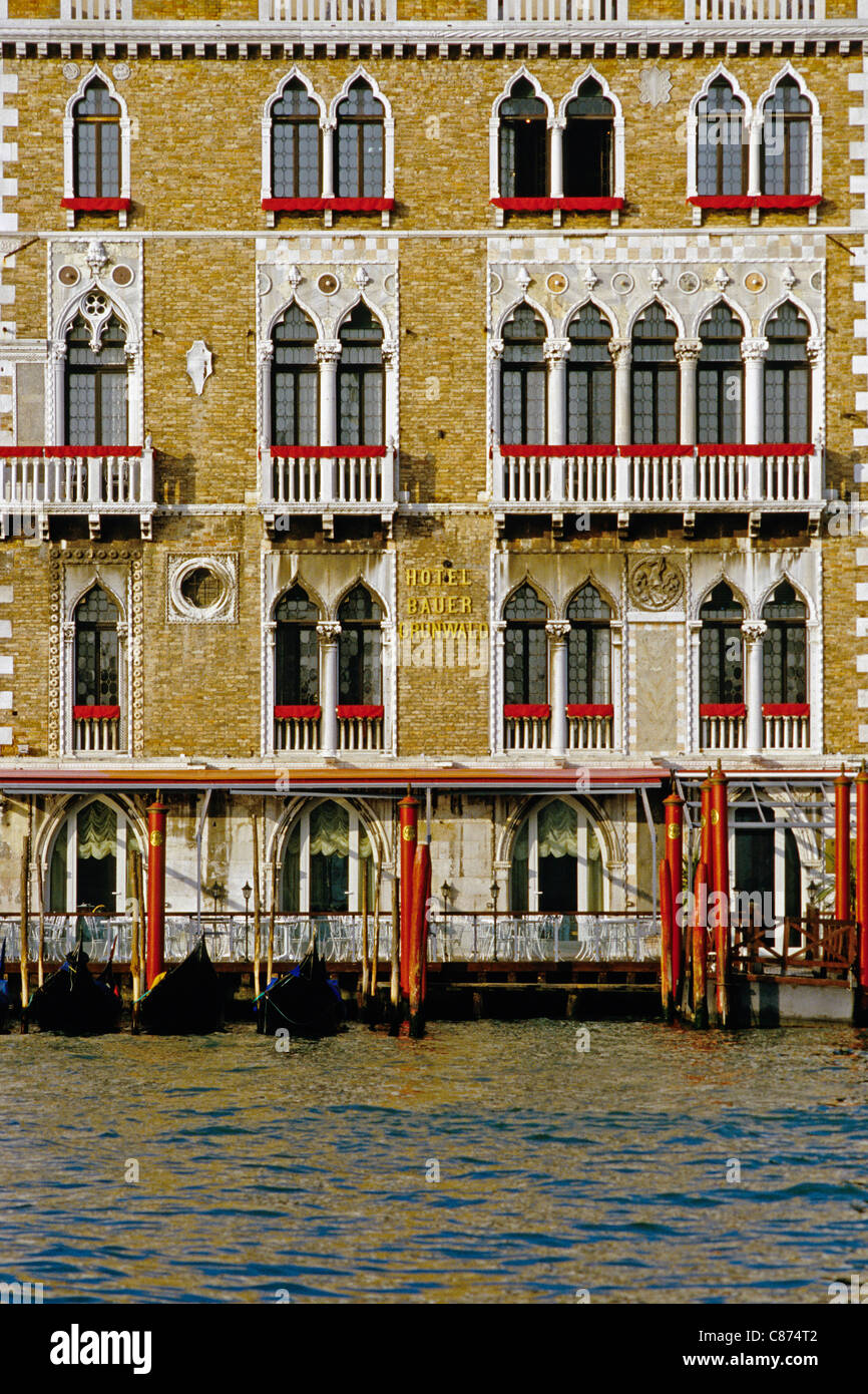 Grunwald Bauer hôtel Venise Italie. Banque D'Images