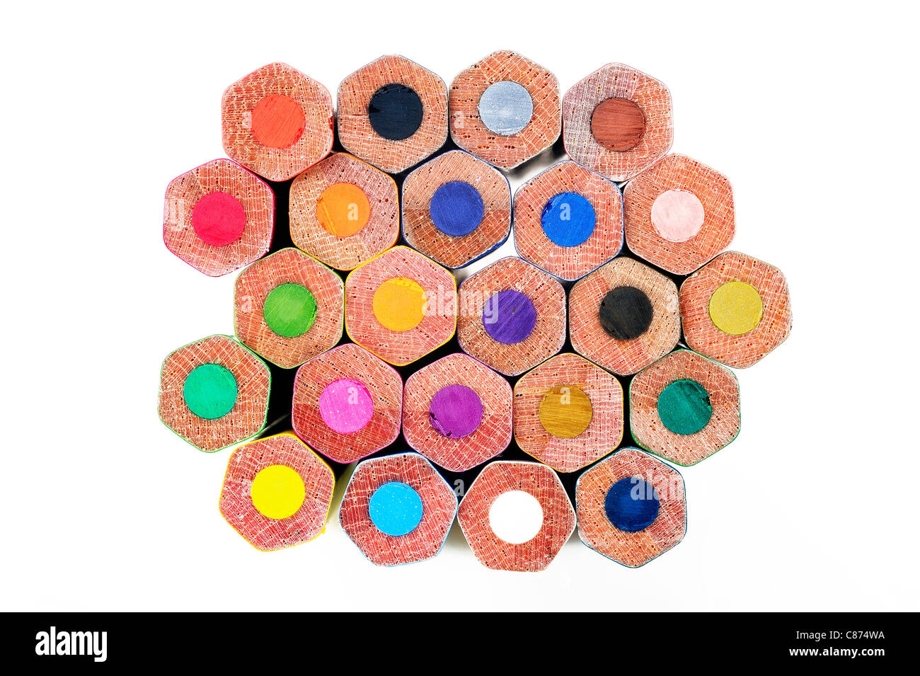 crayon de couleur Banque D'Images