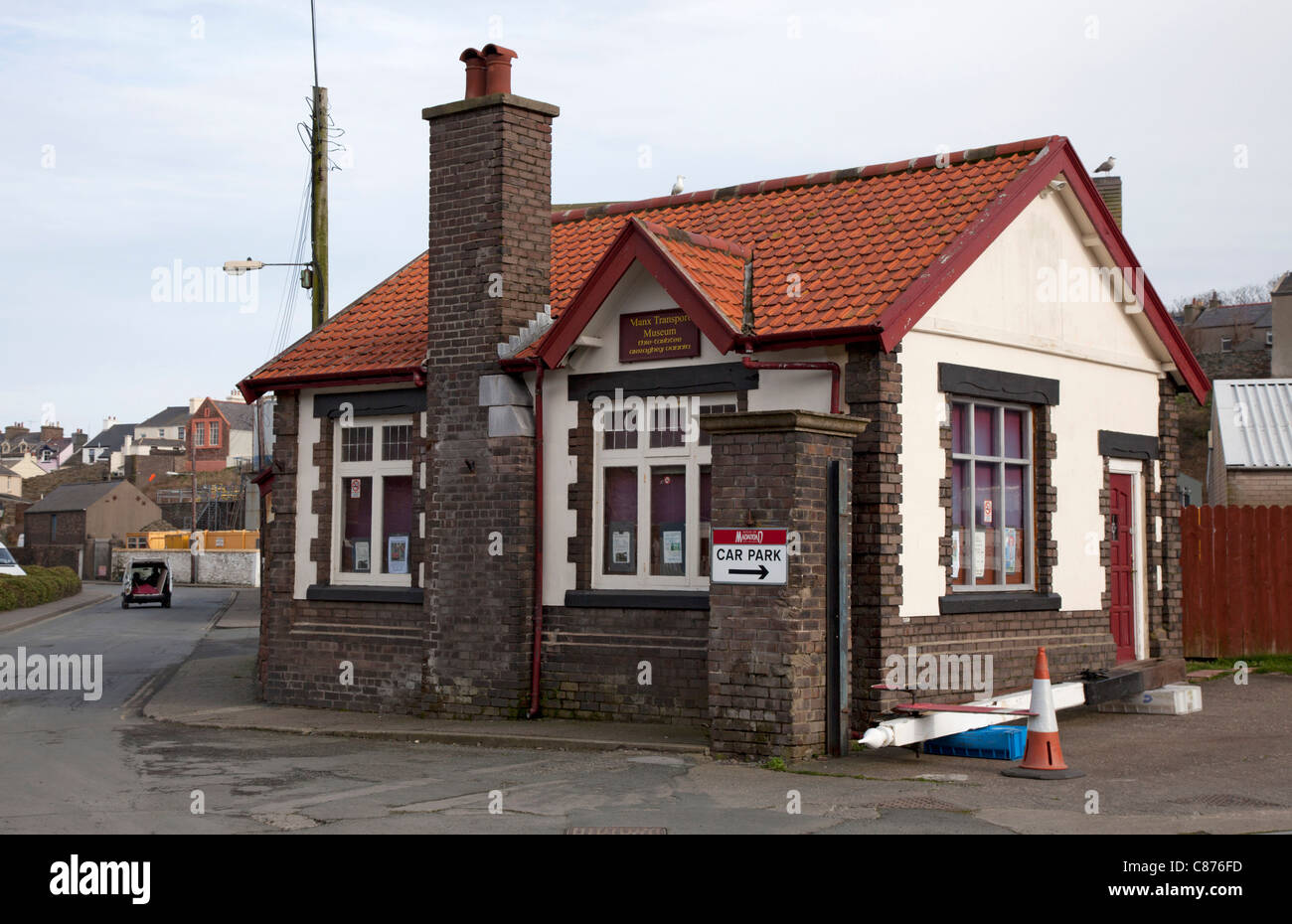 Manx Transport Museum building in Peel, Ile de Man Banque D'Images